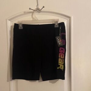 Black womens LA gear bike Shorts new!
